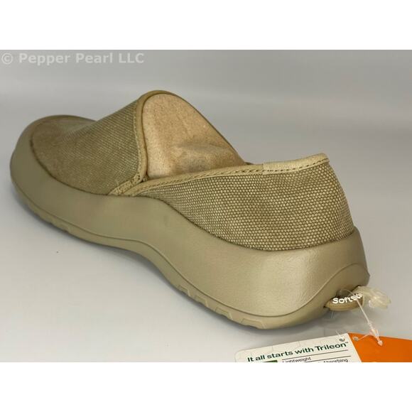 Khaki Canvas Size Men's 6 Women's 8 Unisex Espadrille Mule Slip On Comfort Shoe - Picture 6 of 10